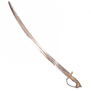 Orientalischer Säbel, silber/messing, verziert