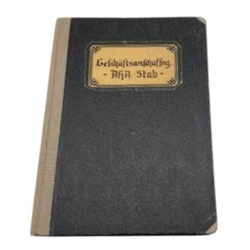 Notizbuch, Geschäftsanschaffung, Vintage