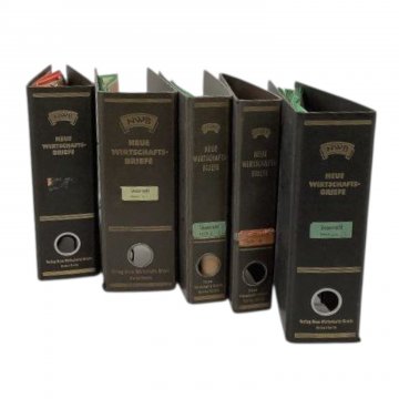 Ordner, Recht, Plastik, Vintage