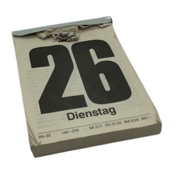 Büroartikel divers: Kalender, Papier