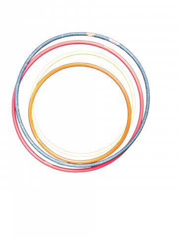 Hula Hoop Reifen, Bunt plastik