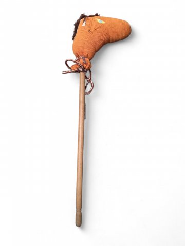 Steckenpferd KNITTING, Strickkopf, orange, 88cm