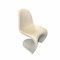 Kinderstuhl im Panton Chair-Look,  beige, Kunststoff H 57 x B 32 cm