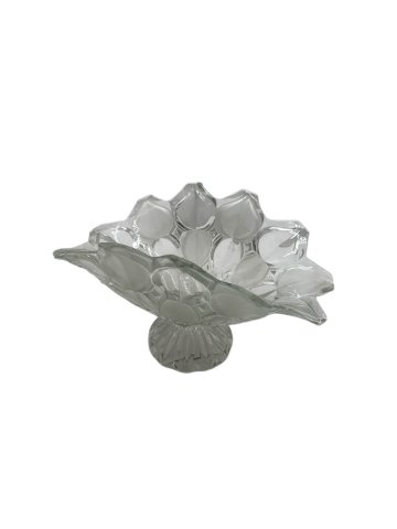 Schale, Glasschale, auf Sockel, Blütenformen
