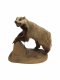 Tierpräparat, Dachs, auf Felsen L: 60cm H:53