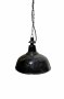 Industriehängelampe, Metall schwarz, ø31, E27 max. 60W