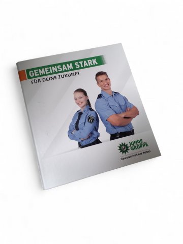 Ordner POLIZEI, Größe A4, weiss NICHT BEKLEBEN! sonst Totalschaden!