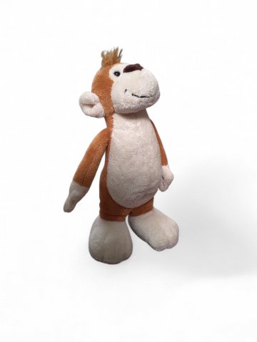 Plüschtier AFFE, Affe, Stoff, braun/beige,ca. 24cm