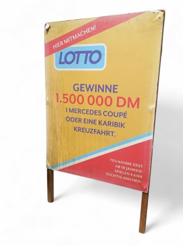 Zeitungsaufsteller LOTTO, h: 74cm, b: 42cm