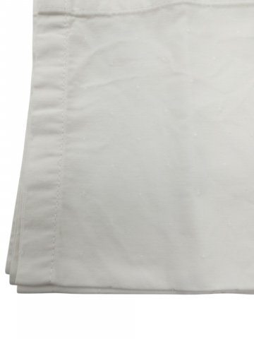 Serviette, 37x37cm, weiß mit weißes Punktmuster, Baumwolle