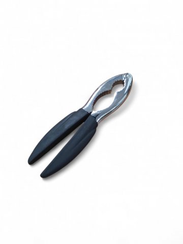 Nußknacker/Nussknacker BLACK, Metall Edelstahl, geschwungene Form,L 18 cm ,B 5 cm
