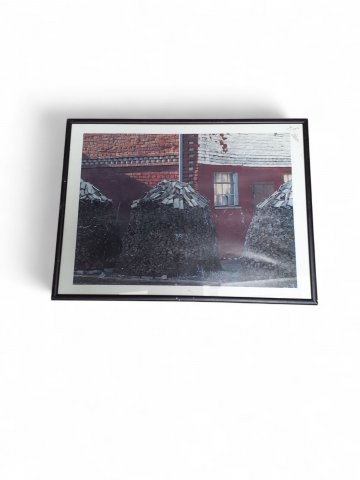 Bilderrahmen FOTO, schwarz, mit Glas, 30x40 cm ,Metall
