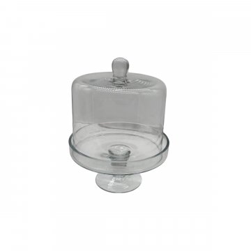 Glasglocke, Bonbonglas, H 26cm