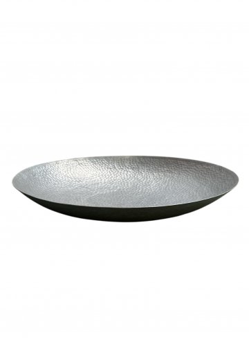 Schale, silbern, Ø60cm