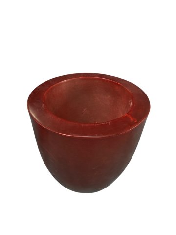 Übertopf, rot, H 53cm ø 48cm, SPRUNG