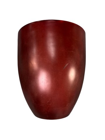 Übertopf, rot, H 53cm ø 48cm, SPRUNG