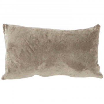 Kissen "Smooth", 25x50cm, beige, Mikrofaser PAD