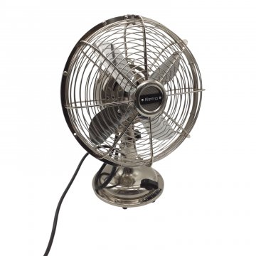 Tischventilator, Metall / Kunststoff,chrom, ø 35cm, 45cm hoch 