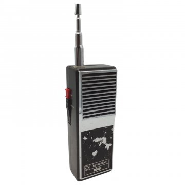 Funkgerät, schwarz / chrome, Transceiver, 70er Jahre