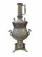 Samovar  Silber, Antik, 4 Füsse, 2 Henkel, 3 Elemente Höhe 70cm, Ø25cm