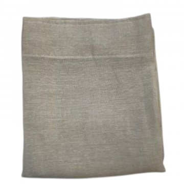 P- Gardine 135x220cm, beige, webstruktur mit verdicktem Faden, leicht glänzend, halbtransparent, Gardinenband und Bleiband