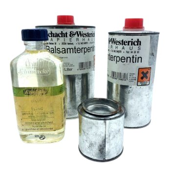 Künstlerbedarf: Tuben / Flaschen / Farben 