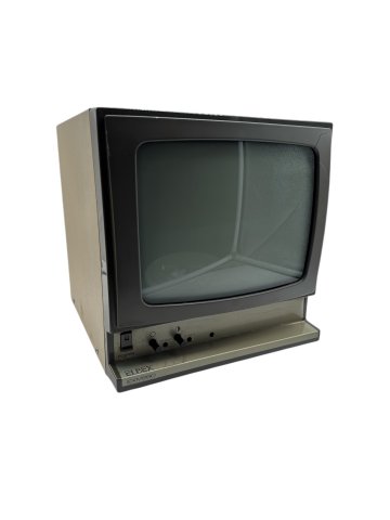 Monitor, Überwachungsmonitor, Bildschirm, Elbex EXM 990, grau/beige
