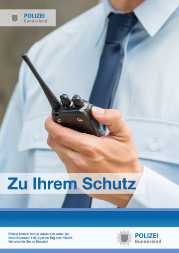 Poster Plakat, POLIZEI 5, DIN A1, 59,4 x 84,1cm,  (WSA603)  RECHTEFREI