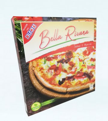 Pizza SALAMI PEPERONI ,Verpackung,3x26x26 cm (WSA691) RECHTEFREI