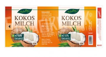 Kokosmilch, 400 g, H 10 cm (WSA767) RECHTEFREI