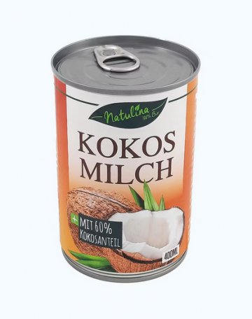 Kokosmilch, 400 g, H 10 cm (WSA767) RECHTEFREI