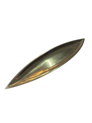 Deko-Teller, Schale, länglich, Aluminium