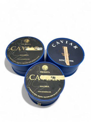Caviar Dose, Kunststoff, Kalluga Queen, Frosista, 1073g und 1688g ohne Füllung