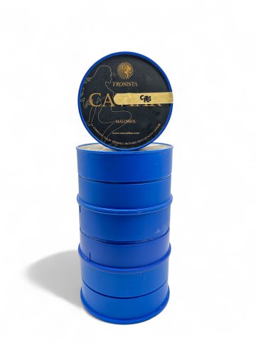 Caviar Dose, Kunststoff, Kalluga Queen, Frosista, 1073g und 1688g ohne Füllung