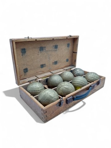 Bocciakugel- Set mit 8 Kugeln