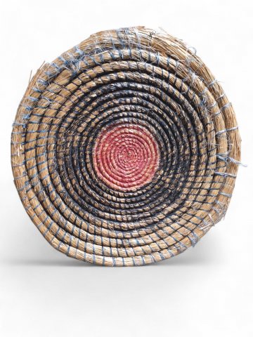 Zielscheibe, Bogenschießen, ⌀ 80 cm, Bast, Stroh