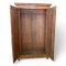 Kleiderschrank, JHW, Nußbaum, 2 Türen, Kugelfüße, 120x50x193 cm