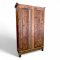 Kleiderschrank, JHW, Nußbaum, 2 Türen, Kugelfüße, 120x50x193 cm