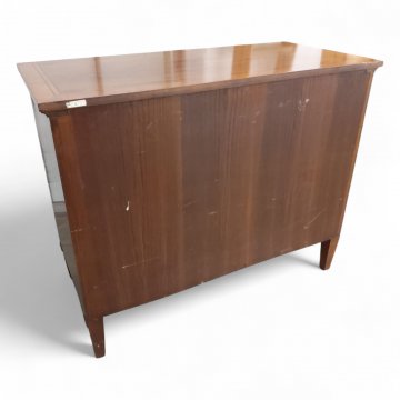 Kommode, Stilmöbel, Kirschholz, furniert, Fadenintarsie, 3x Schubladen