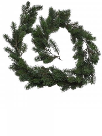 Weihnachten, Tannengirlande, grün