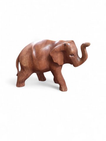 Elefant Ebenholz, geschnitzt,dunbkelbraun H ca.10 cm, L 15 cm