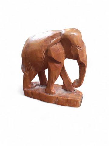 Elefant Ebenholz, geschnitzt,dunbkelbraun H ca.10,5 cm, L 10 cm