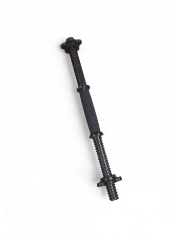 Kurzhantel SHHWARZ, chromlook,mit Verschluß, Hantel, L 46 cm