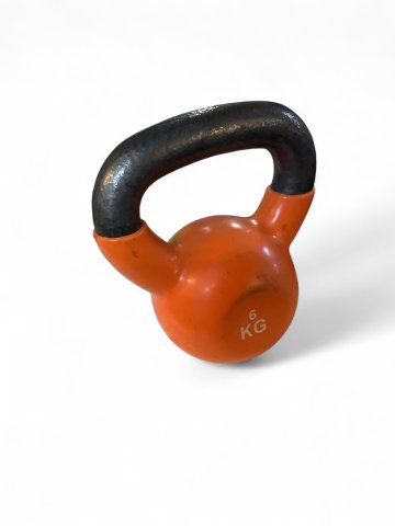 Kettlebell, Hantel, Gewicht, orange, 6kg