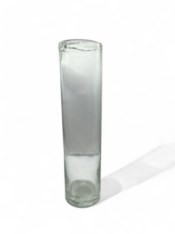 P- Vase, Klarglas, Zylinder Ø11cm H:47,5cm