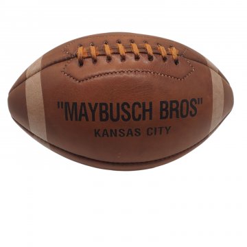 Football/Rugbyball, Leder braun, Vintage, MAYBUSCH BROS