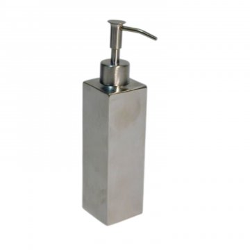 Seifenspender Metall matt eckig , CILIO , H.22cm