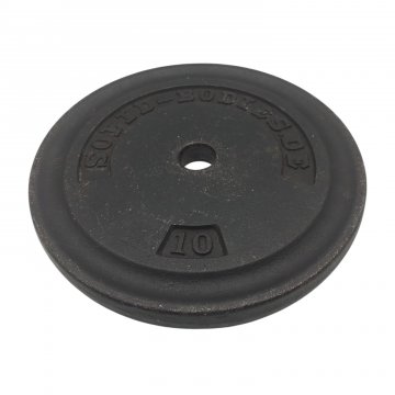 Gewichtscheiben für Hantel / Langhantel / 10kg, Gußeisen