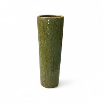 Vase, Keramik, grün gemuster, h: 40cm