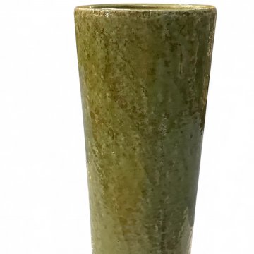 Vase, Keramik, grün gemuster, h: 40cm